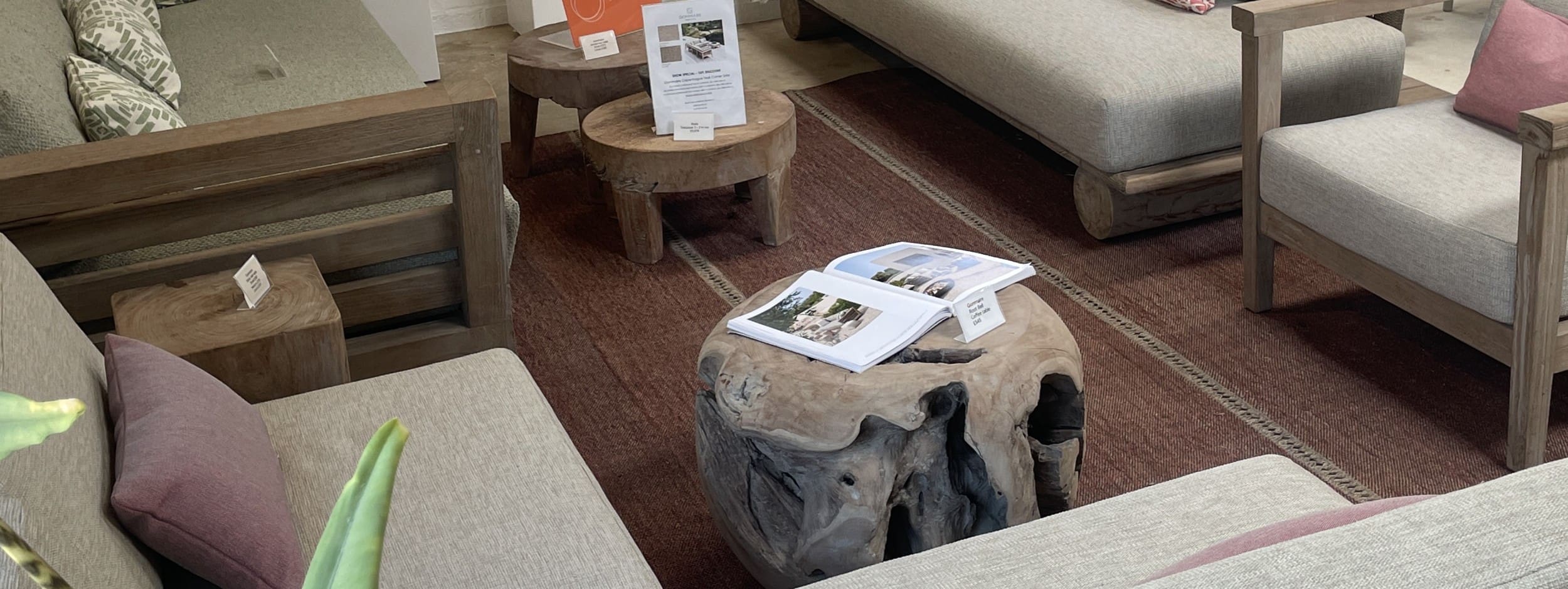 Image of Gommaire furniture shown at the Encompass Furniture showroom at Durleighmarsh Farm GU31 5AX