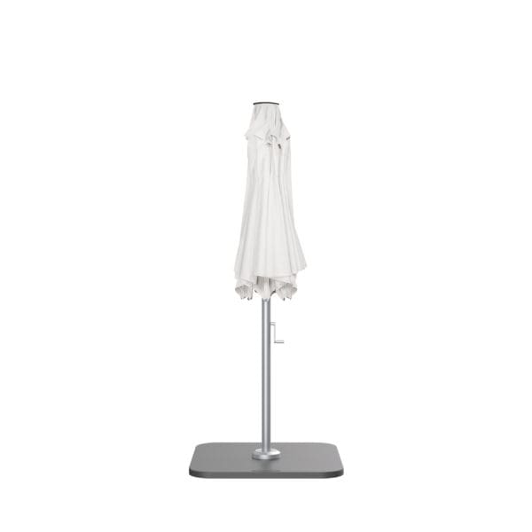 Studio image of closed Shademaker Atlas centre post parasol