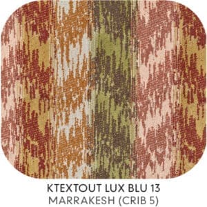 Image of swatch of Gommaire KTEXTOUT LUX BLU 13 cushion fabric
