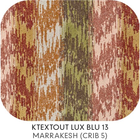 Image of swatch of Gommaire KTEXTOUT LUX BLU 13 cushion fabric