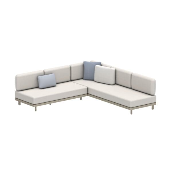 Image of Royal Botania Alura Lounge Set 03 with Pearl Grey frame