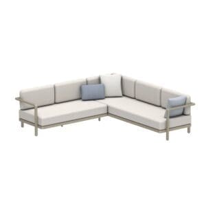 Studio image of Royal Botania Alura Lounge Set 05 (ALRL 05) ALRL05SPG in Pearl Grey finish