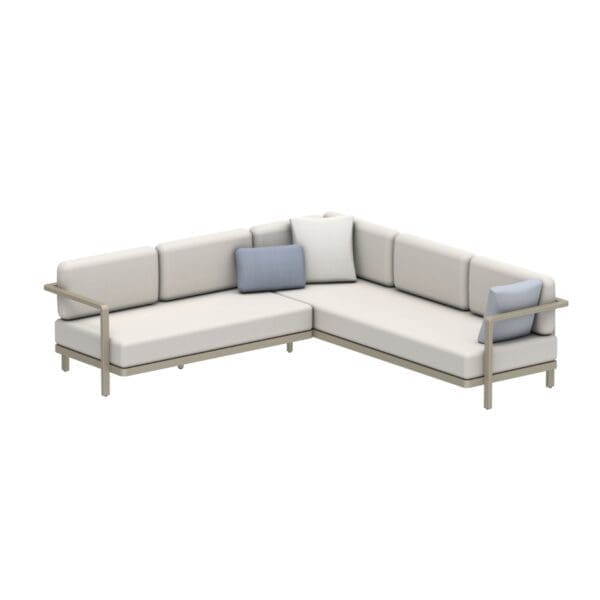 Studio image of Royal Botania Alura Lounge Set 05 (ALRL 05) ALRL05SPG in Pearl Grey finish