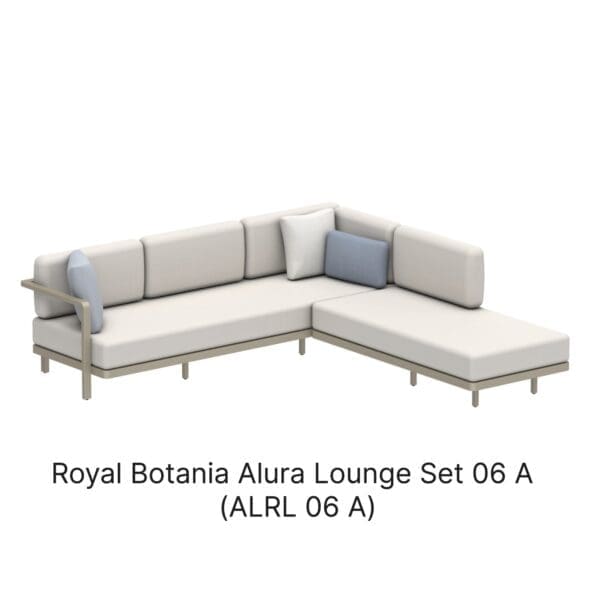Studio image of Royal Botania Alura Lounge Set 06 A ALRL06ASPG