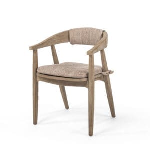 Image of Gommaire Armchair Faye with seat and back cushions