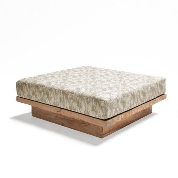 Image of Gommaire Magnus Ottoman with cushion