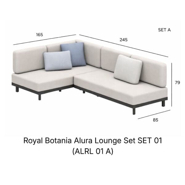 Image of Royal Botania Alura Lounge Set SET 01 A