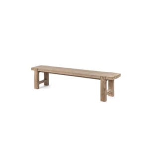 Studio image of Gommaire Jacoba contemporary teak bench seat