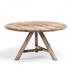 Studio image of Gommaire Anton circular teak dining table