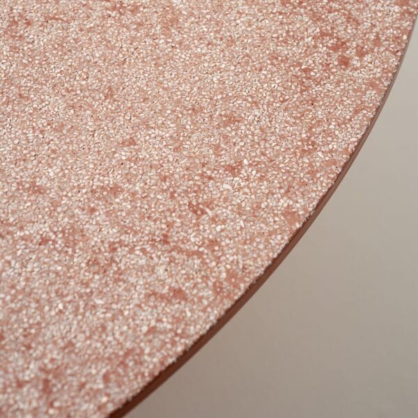 Studio image of Aspic table top's exposed aggregate concrete by RODA