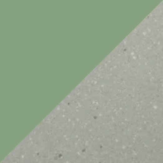 Image of sage green powder coat and deserto ceramic used for Salo modern garden tables by Unopiu