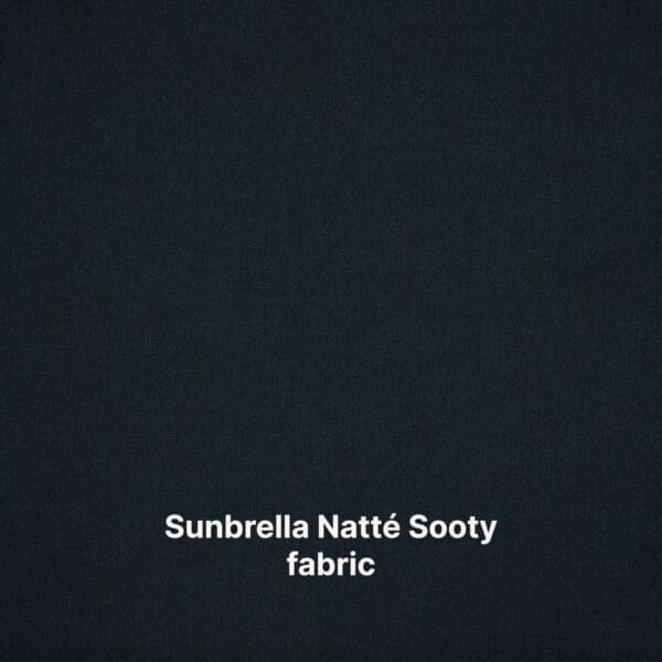 Image of swatch of Sunbrella Natté Sooty