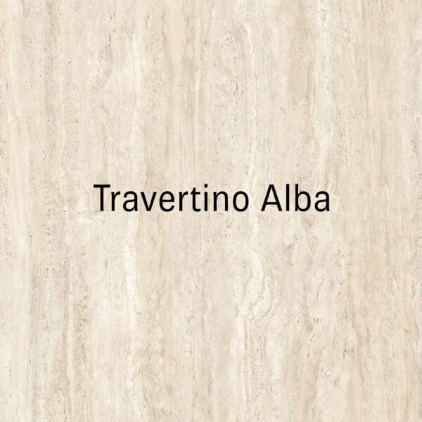 Image of swatch of Travertino Alba ceramic used for Joli luxury tables