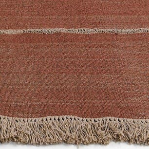 Image of detail of Brick finish of RODA Triptyque outdoor rug