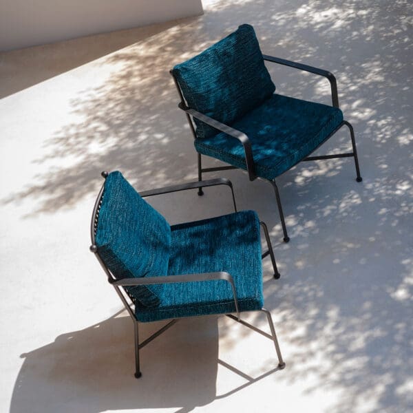 Image of pair of Stresa lounge chairs with low backs
