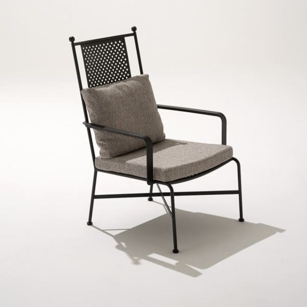 Studio image of RODA Stresa garden lounge chair with high back