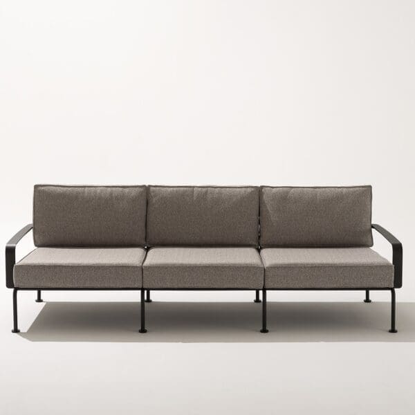 Studio image of Roda Stresa 3 seater luxury garden sofa