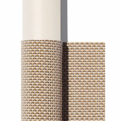 Image of swatch of Milk frame and sand Batyline used by RODA furniture