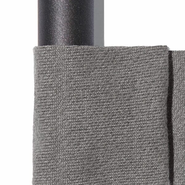 Image of swatch of Smoke steel frame and Stone padding used for RODA Arena daybed