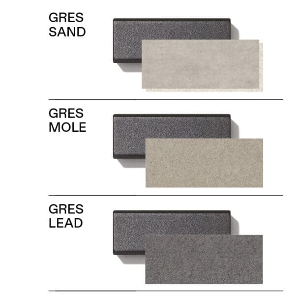 Image of finish combinations for Roda Stresa garden dining table