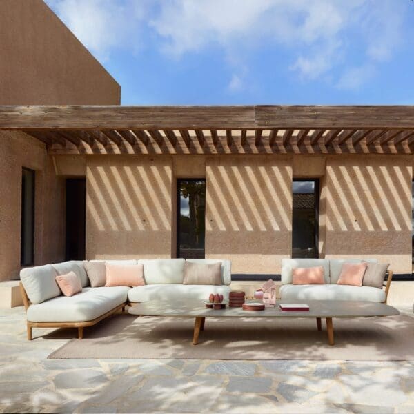 Image of Royal Botania Archy Lounge teak modular sofa