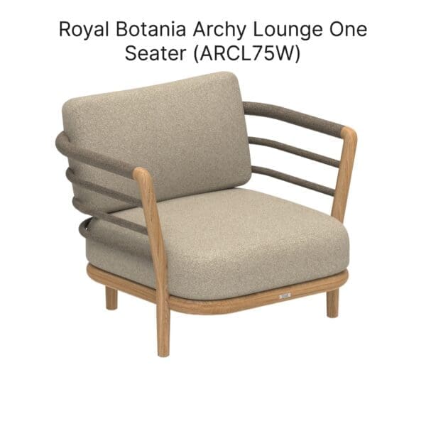 Studio image of Royal Botania Archy Lounge One Seater