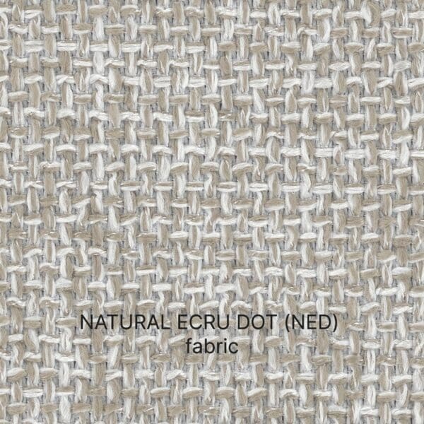 Image of swatch of NED - Natural Ecru Dot fabric