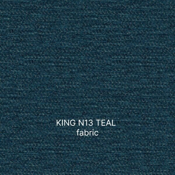 Image of swatch of king N13 teal fabric