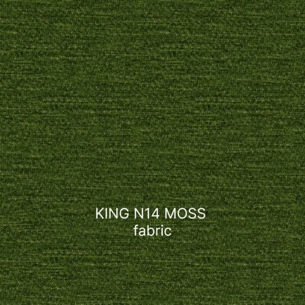 Image of swatch of king N14 moss fabric