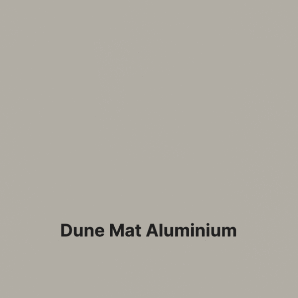 Image of swatch of Dune aluminium used for Jati Kebon furniture