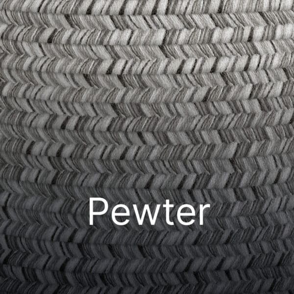 Image of swatch of Pewter braided rope used for Gloster garden carpets