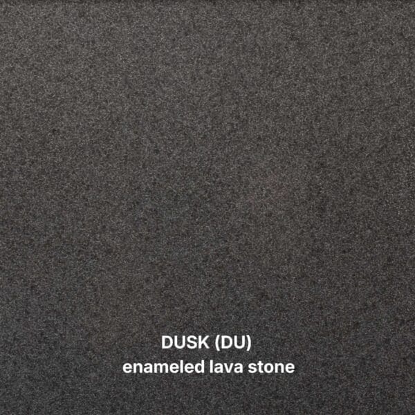 DUSK (DU) enameled lava stone