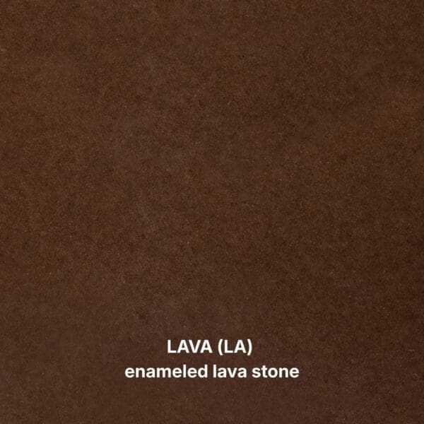 LAVA (LA) enameled lava stone LAVA (LA) enameled lava stone