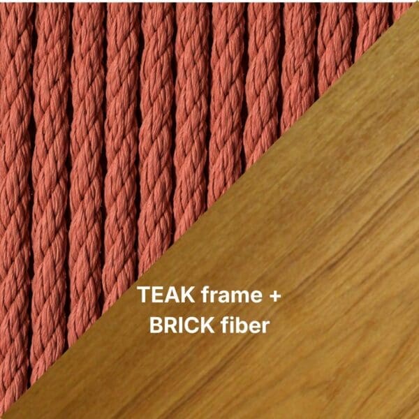 TEAK frame + BRICK fiber