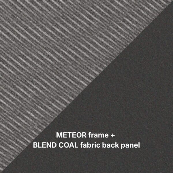 Image of Gloster furniture Meteor Blend Coal finish combination