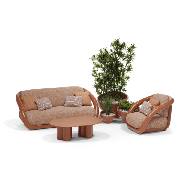 Studio image of Vondom Mel lounge furniture