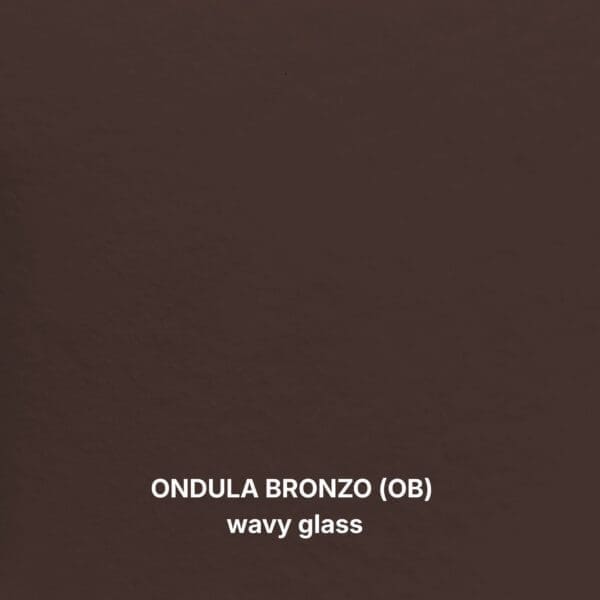 ONDULA BRONZO (OB) wavy glass