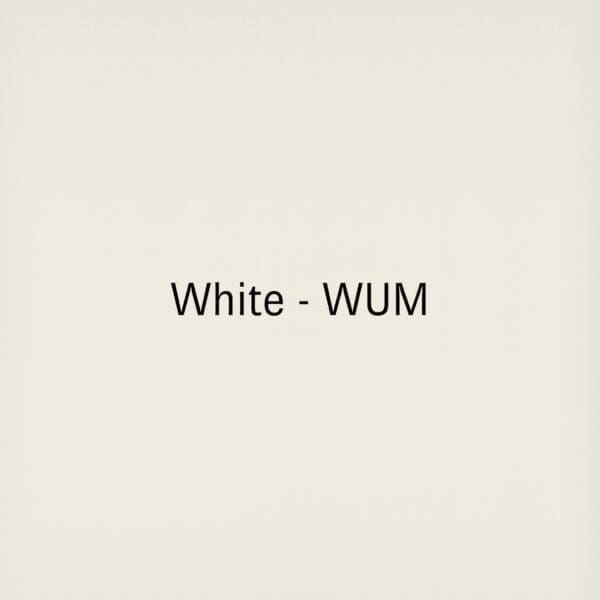 WHITE - WUM