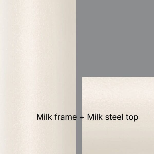 Image of milk frame and milk used for RODA furniture