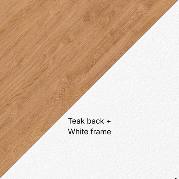 Image of swatch of Teak and white