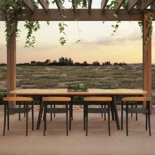 Image of Jive chairs and Zidiz table by Royal Botania