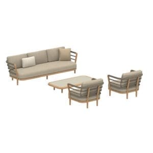 Render of Royal Botania Archy Lounge Set 02 (ARCL SET 02)