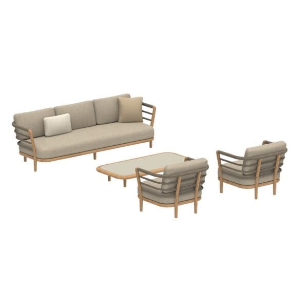 Render of Royal Botania Archy Lounge Set 02 (ARCL SET 02)