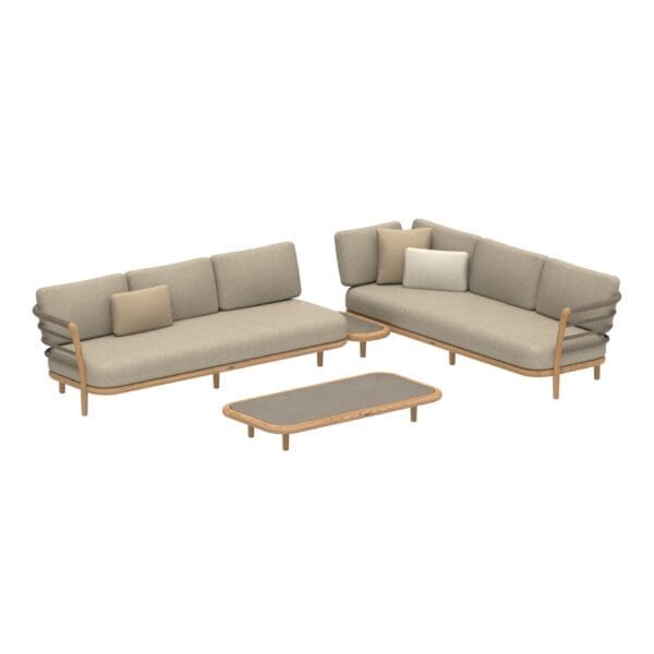 Image of render of Royal Botania Archy Lounge Set 04 (ARCL SET 04)