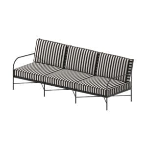 Studio image of Unopiù Igea 3-seater sofa IGDIV3 with cushions