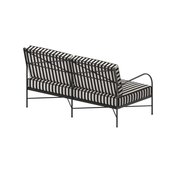 Studio image of rear of Unopiu Igea 2-seater sofa IGDIV2