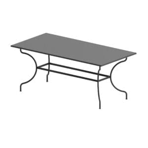 Studio image of Unopiu Igea extending steel garden table