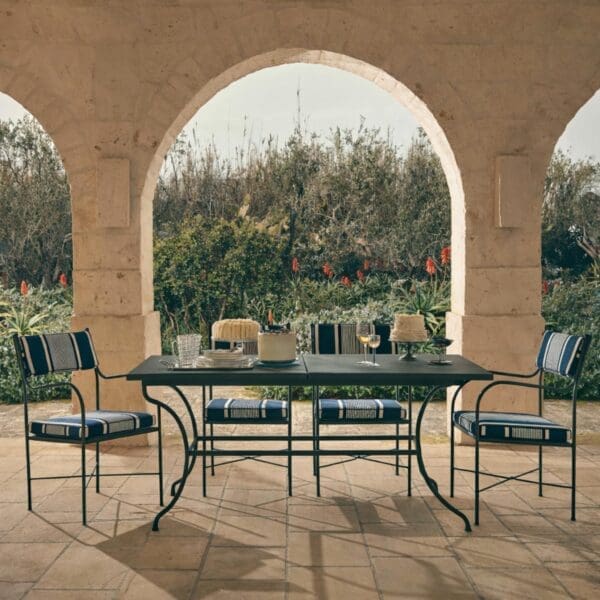 Image of IGEA garden armchair and extendable table by Unopiu